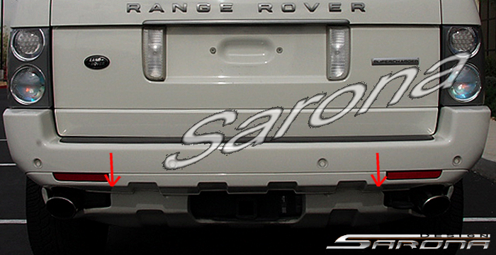 Custom Range Rover HSE Rear Add-on  SUV/SAV/Crossover Rear Add-on Lip (2003 - 2012) - $890.00 (Part #RR-001-RA)